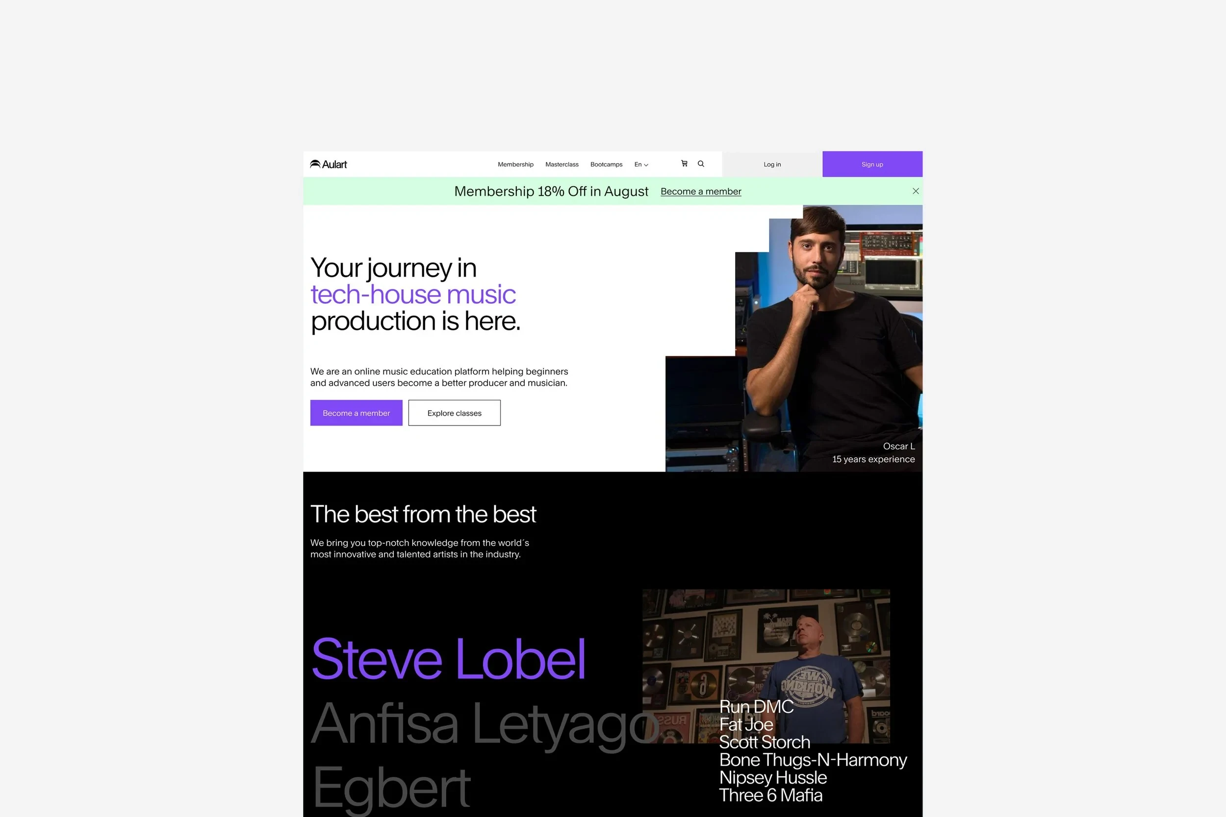 New homepage screenshot 1