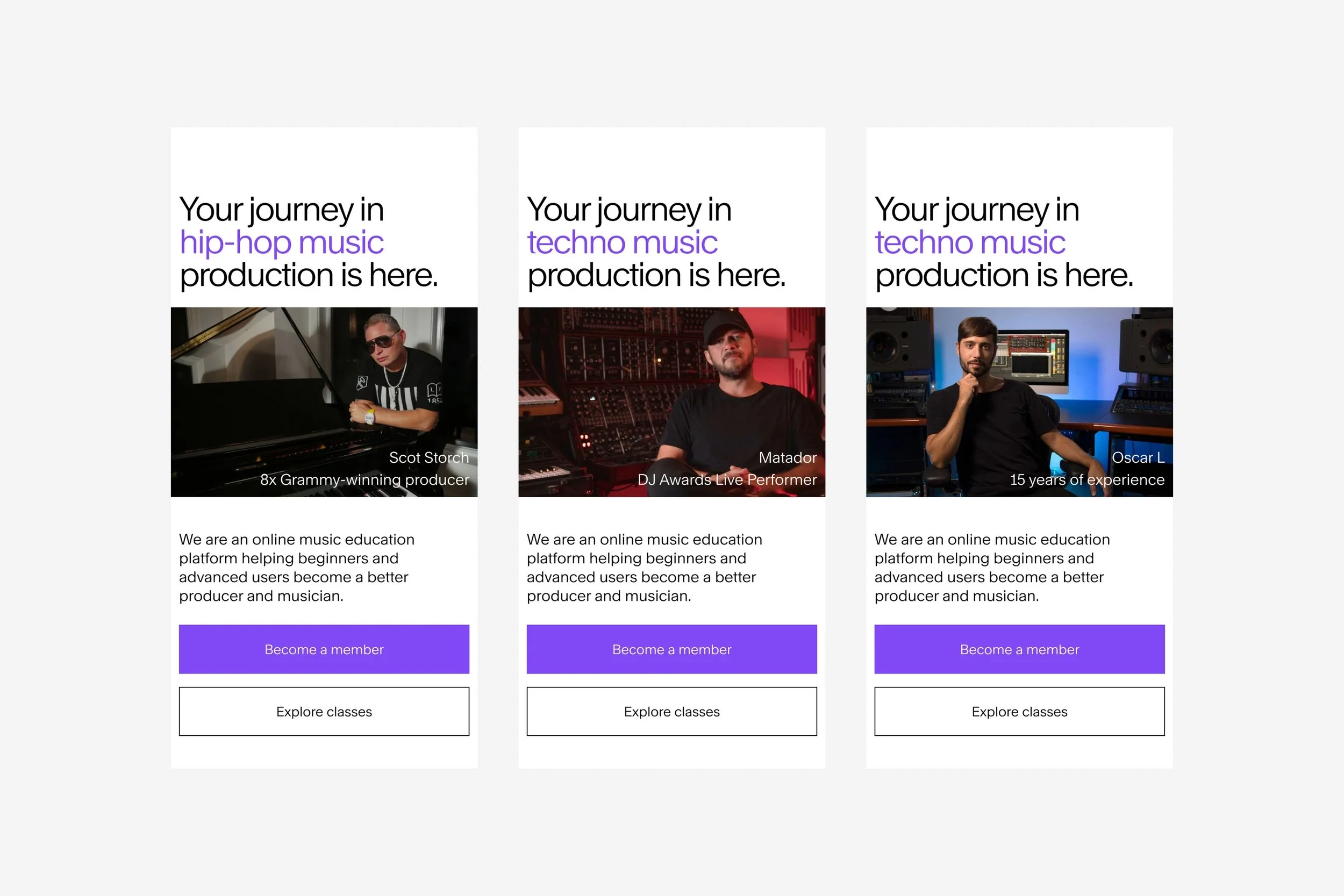 New homepage screenshot 2